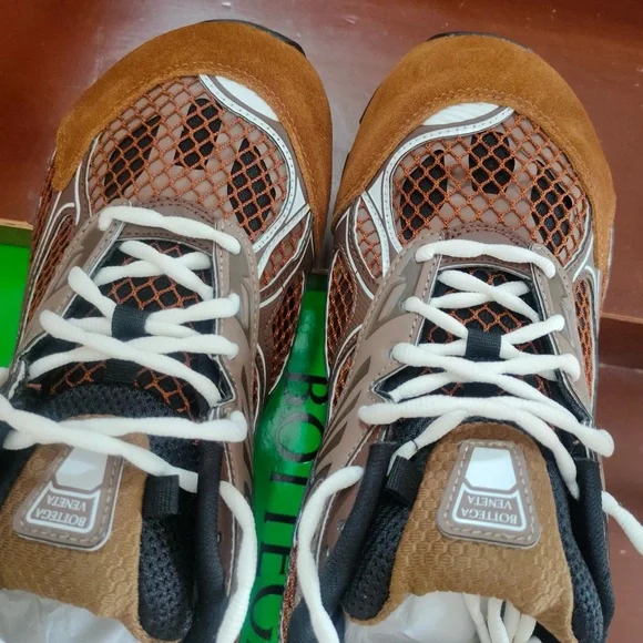 Bottega Veneta Brown and Black Sneakers